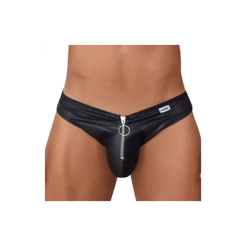 CandyMan Jockstrap à Franges Yuelao Noir